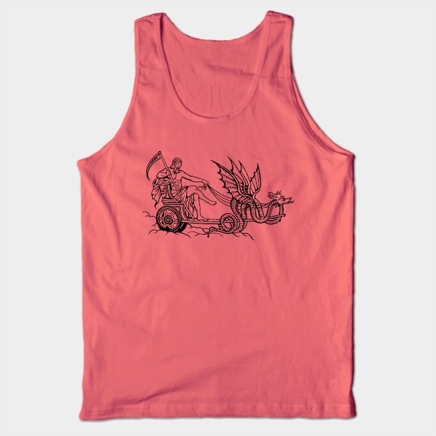 A god with dragon chariot Tank Top by penandinkdesign@hotmail.com